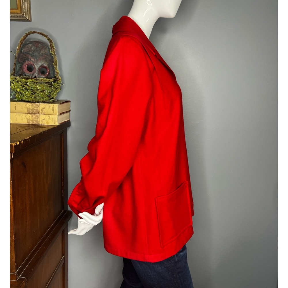 Pendleton : Red Virgin Wool Shacket - image 4